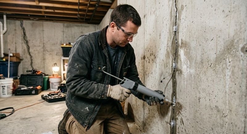Basement Crack Repair in Gwinnett County, GA