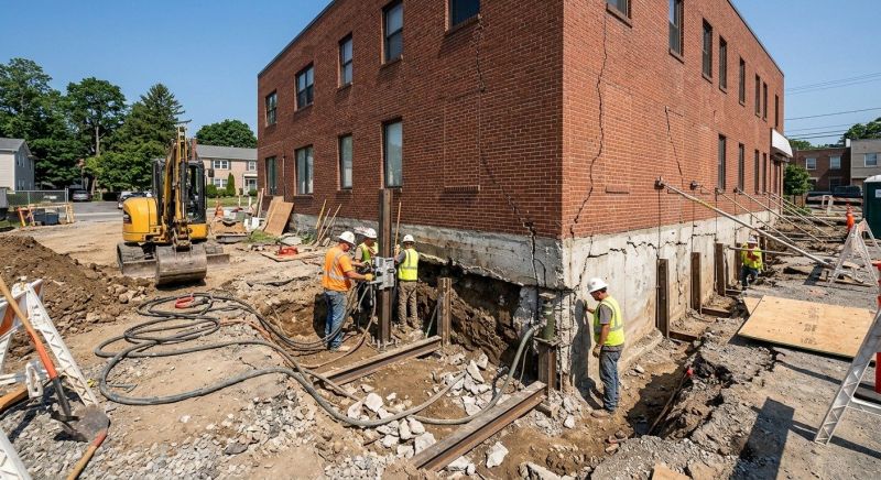 Building Foundation Repair in Ellenwood, GA