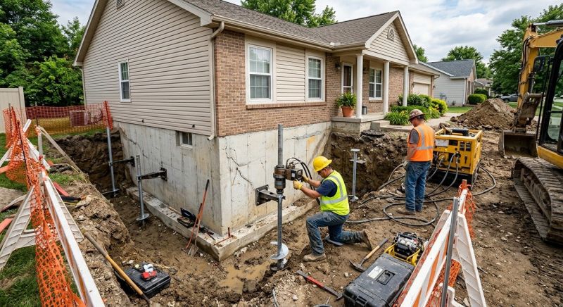 Building Foundation Repair in Roswell, GA