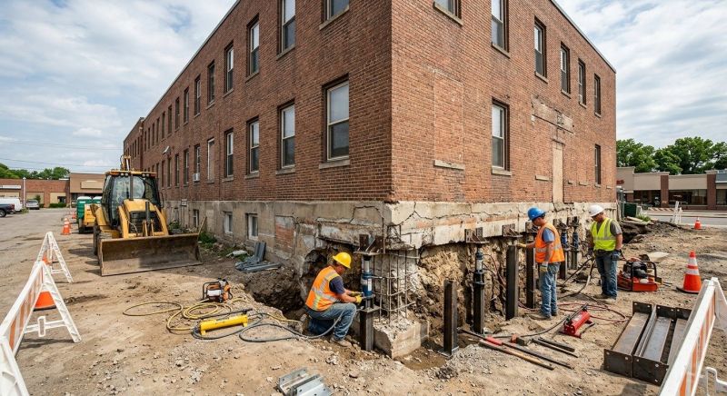 Commercial Foundation Repair in Gwinnett County, GA