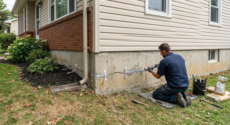 Cracked Foundation Repair in Conyers, GA