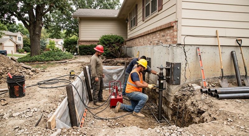 Cracked Foundation Repair in Ellenwood, GA