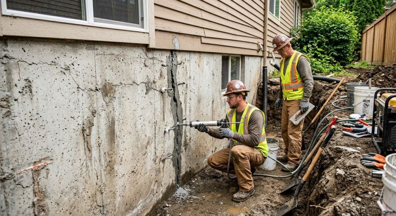 Cracked Foundation Repair in Grayson, GA