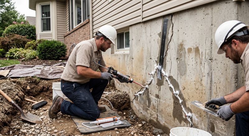 Cracked Foundation Repair in Gwinnett County, GA
