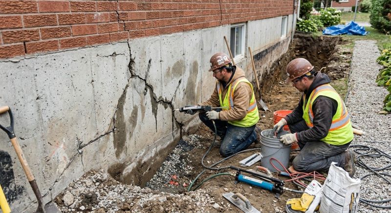 Cracked Foundation Repair in Gwinnett County, GA