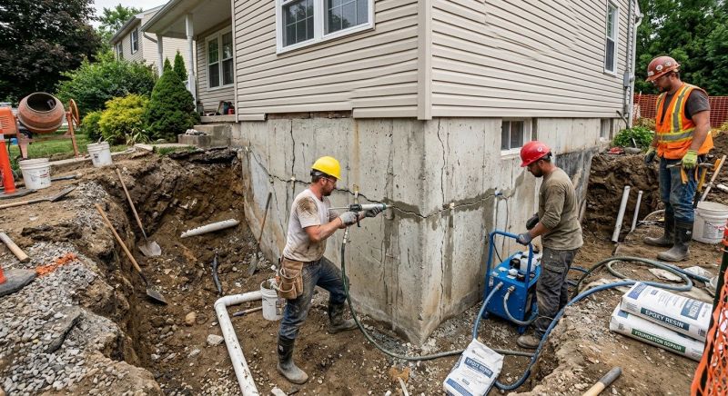 Cracked Foundation Repair in Tucker, GA