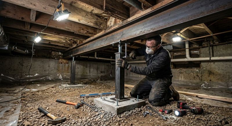 Crawlspace Structural Repair in Gwinnett County, GA