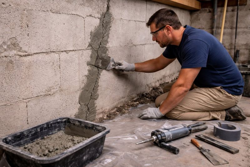 Foundation Crack Repair in Grayson, GA