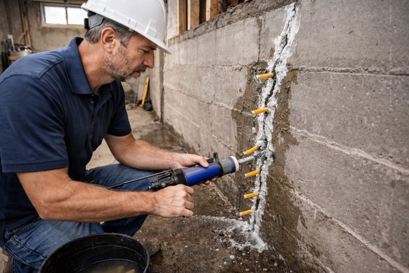 Foundation Crack Sealing in Gwinnett County, GA
