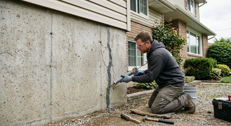 Foundation Crack Sealing in Gwinnett County, GA