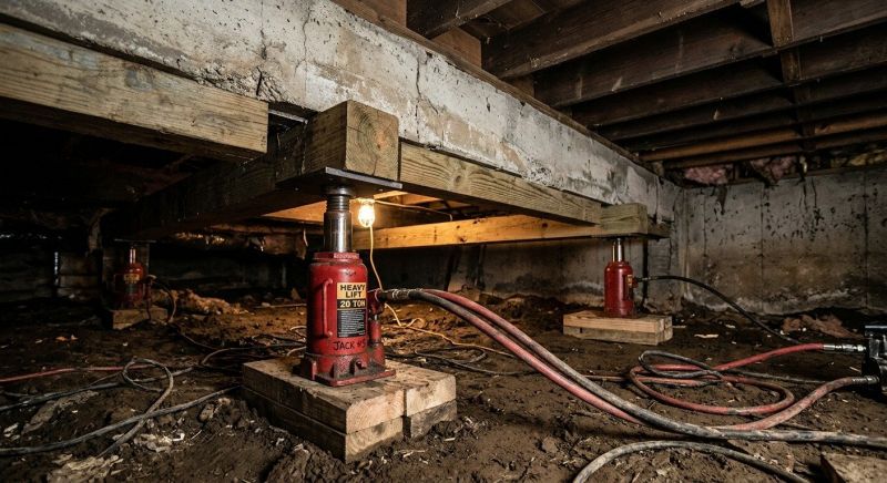 Foundation Jacking in Monroe, GA