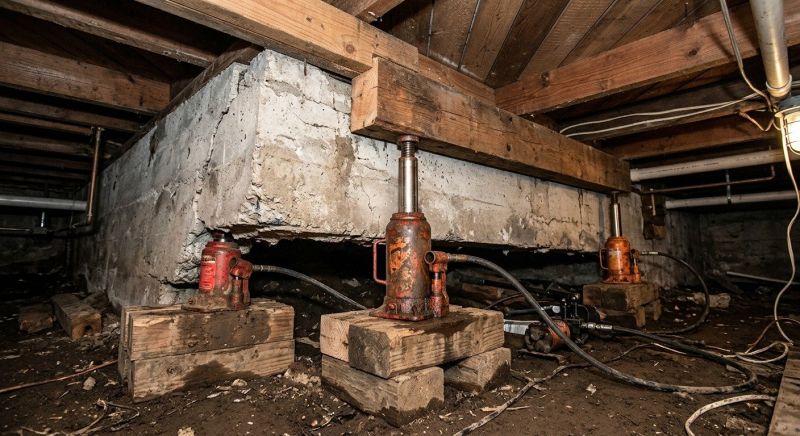 Foundation Jacking in Oakwood, GA