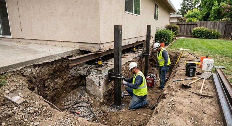 Foundation Pier Repair in Gwinnett County, GA