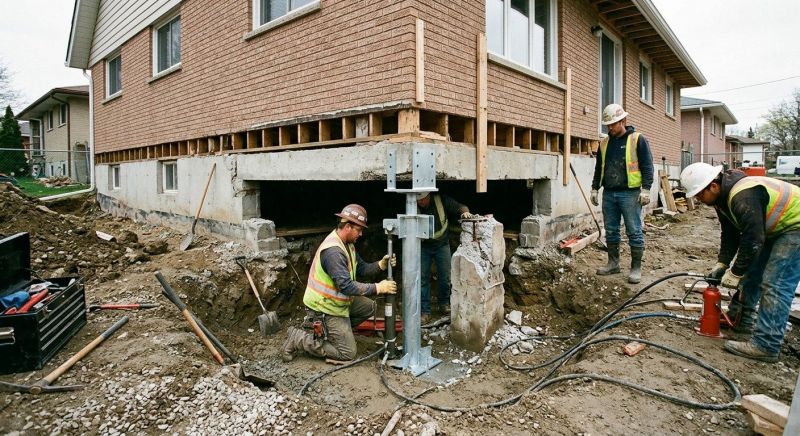 Foundation Pier Repair in Gwinnett County, GA