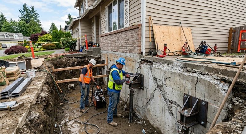 Home Foundation Repair in Lithonia, GA