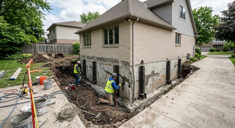 House Foundation Repair in Ellenwood, GA