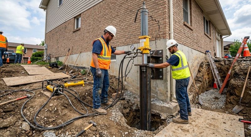 Settling Foundation Service in Hoschton, GA