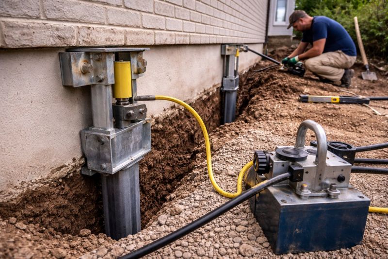 Sinking Foundation Repair in Auburn, GA