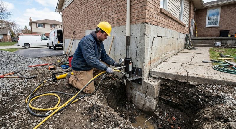 Sinking Foundation Repair in Barrow County, GA