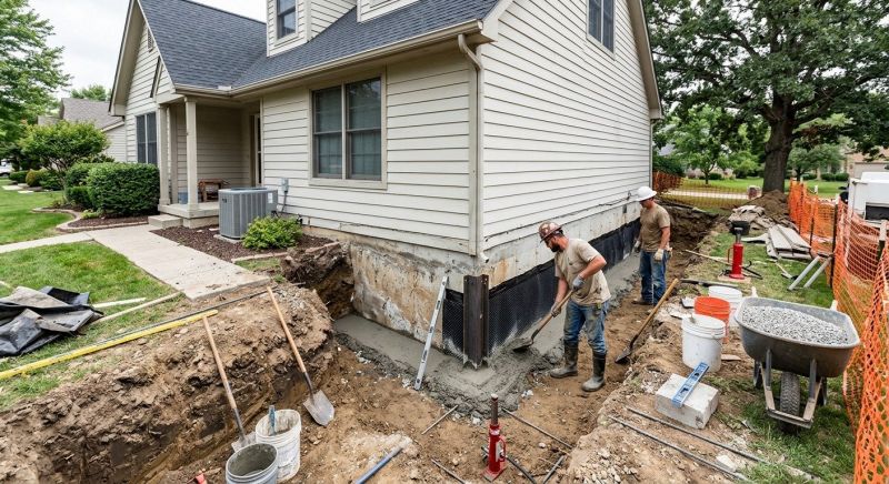 Slab Foundation Repair in Gwinnett County, GA